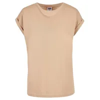 URBAN CLASSICS Damen Ladies Extended Shoulder Tee T-Shirt, unionbeige,