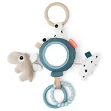 Done by Deer To Go Activity mirror Happy Clouds Blau mit kleinem Spiegel