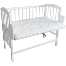 Kids Collective Babybett Beistellbett Weiß 90 x 40 cm