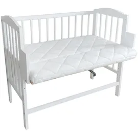 Kids Collective Babybett Beistellbett Weiß 90 x 40 cm