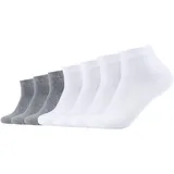 CAMANO ca-soft Sneakersocken 7er Pack Grau/Weiß 39-42