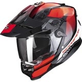 Scorpion ADF-9000 Air Trail, Endurohelm - Schwarz/Rot - L