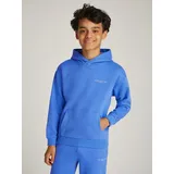 Tommy Hilfiger Hoodie MINI CORP HOODIE mit Logodruck blau 16 (176)