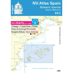 NV. Atlas Spanien ES 2 - Balearen · Ibiza nach Menorca