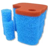 GWS Ersatzfilter-Set passend für OASE Biomaster 350 Thermo & BioMaster 2 – 10 PPI & 30 PPI Filterschaum für EasyClean-Vorfilterungskammer und Hauptfilter – Made in Germany