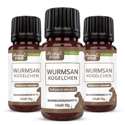Animal Pro | Wurmsan Kügelchen Hund & Katze Kugeln 3x10 g