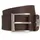Herrengürtel Leder Dunkelbraun 80