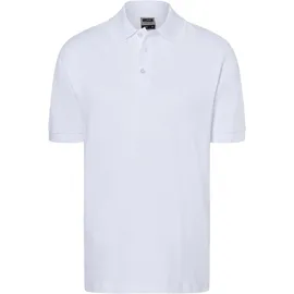 James & Nicholson Herren Piqué Polo JN070 white 3XL