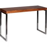 FineBuy Konsolentisch 120 x 45 x 75 braun