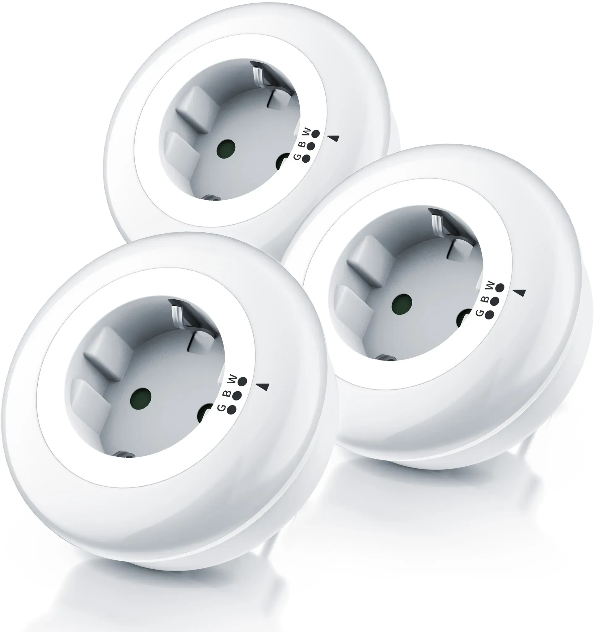 LED-Nachtlicht mit Dämmerungssensor 3er-Set