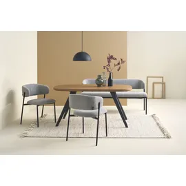 Schöner Wohnen Kollektion Stuhl 2er-Set ¦ grau ¦ Maße (cm): B: 58 H: 80