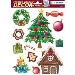 Weihn.Fensterbild Weihnachtszeit HERMA 15114
