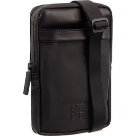 h2nd CityLights CL.14275 Umhängetasche Leder Black