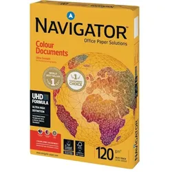 Navigator Colour Documents Kopierpapier, DIN A4, 120g/qm, weiß, Weißegrad: 169 CIE