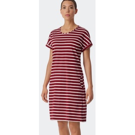 SCHIESSER Nachthemd Essential Stripes rot 46