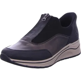 Rieker Loafer Herren Schwarz/Beige/Braun 41