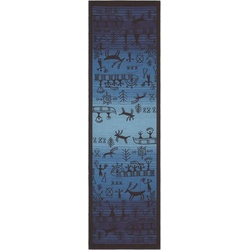 Ekelund Tischläufer Tischläufer Österled 910 35×120 cm, gewebt blau
