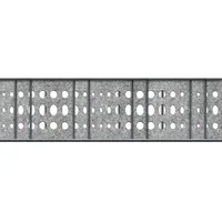 Zaun|zu® zaunzu Sichtschutz Design Vlies Bubble für Doppelstabmatten Hellgrau