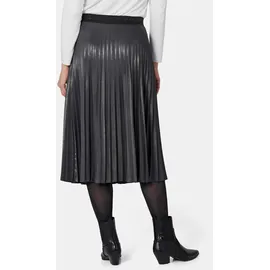 GOLDNER Plisseerock Damen Meliert/Grau 46