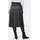 GOLDNER Plisseerock Damen Meliert/Grau 46