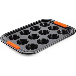 Le Creuset Form für 12 Mini-Muffins mit Antihaftbeschichtung