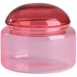 Giftcompany Voile Glasdose pink/blau, 10cm