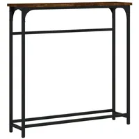 VidaXL Konsolentisch Räuchereiche 75x19,5x75 cm