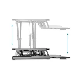 Digitus Ergonomischer Schreibtischaufsatz schwarz DA-90380-1