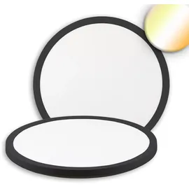 ISOLED Deckenleuchte Slim400 Pro Kunststoff 3,3 cm spritzwassergeschützt 25W schwarz