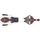 ATK Race Raider 11 Evo Tourenbindung Rot 86mm