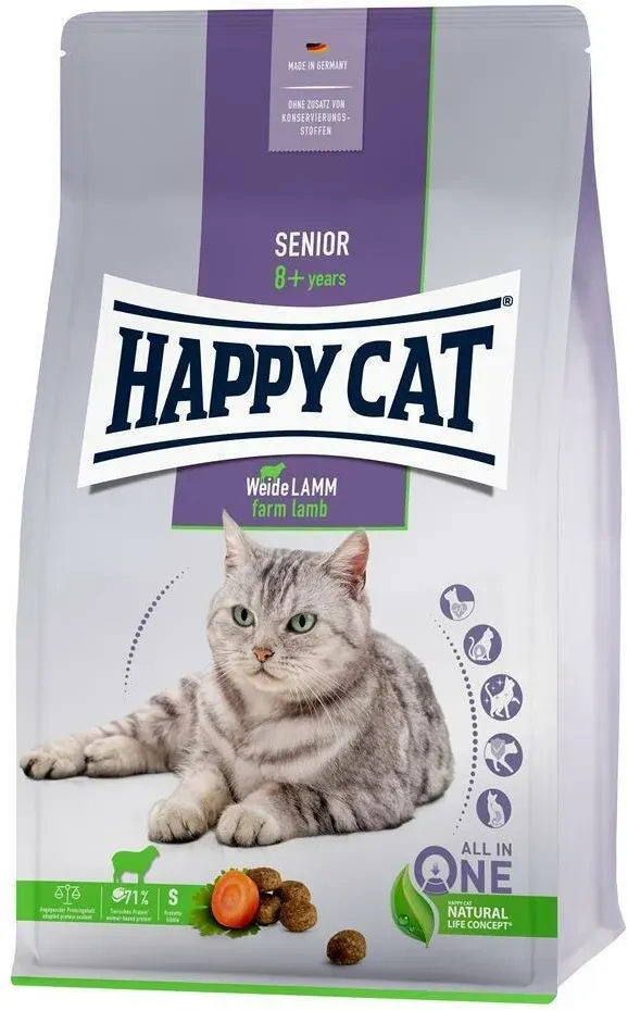 Happy Cat Trockenfutter Senior Weide Lamm 4kg