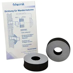 Dichtungen für Wandarmaturen - einseitig klebend - schnell und sauber - Packung mit 2 Stück