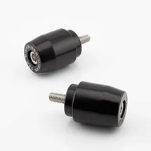Highsider Lenkerenden für Originallenker 1 Zoll Schwarz Aluminium