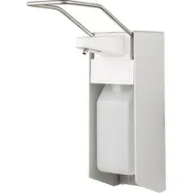 Böttcher-AG Desinfektionsspender Eurospender, Wandmontage, mit Armhebel, aus Metall, 500ml