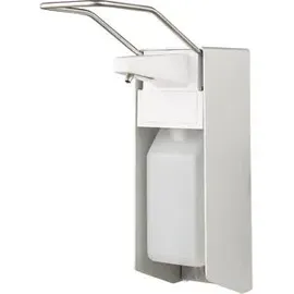 Böttcher-AG Desinfektionsspender Eurospender, Wandmontage, mit Armhebel, aus Metall, 500ml