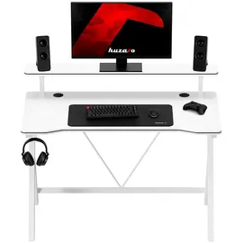 huzaro Gaming-Tisch 120 x 60 cm Weiß