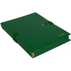 Exacompta 22007E 10x Präsentationsmap. Dehn. Rücken EXTENSOR® So - Grün