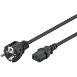 goobay Kaltgeräte-Anschlusskabel C13 5 m Schwarz