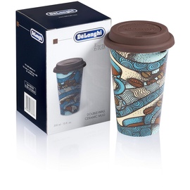 De'Longhi DLSC055 Thermobecher, 284 ml, Braun