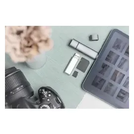 Digitus DA-70886 Combo Card Reader Hub (USB-C+USB 3.0) grau