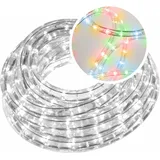 HQ Power Lichtschlauch LED 9 m transparent spritzwassergeschützt IP44 bunt