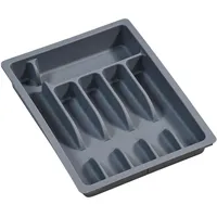 KESPER Variabler Besteckkasten ausziehbar 29-50 cm grau