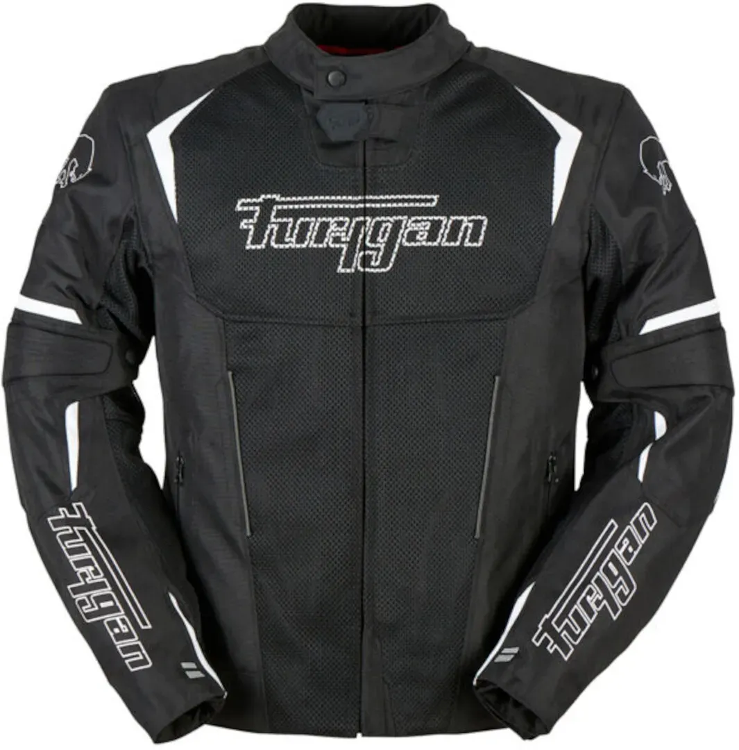 Furygan Ultra Spark 3in1 Vented+ Motorfiets textiel jas, zwart-wit, 2XL