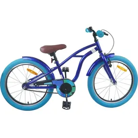 vidaXL Kinderfahrrad 18 Zoll dunkelblau