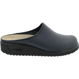 Berkemann TEC-PRO Thordu Clogs, blau, Blau 300, 44 EU - Linie, Glattleder, Wechselfußbett, Weite H 9103-300 - - 44