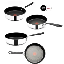 Tefal Jamie Oliver Pfannen-Set 3-tlg. 20 cm + 24 cm + 28 cm