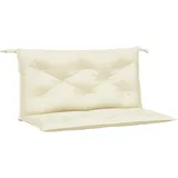 vidaXL Bankauflage 100 x 50 x 7 cm creme 2 St.