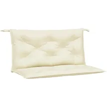 vidaXL Bankauflage 100 x 50 x 7 cm creme 2 St.