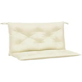 vidaXL Bankauflage 100 x 50 x 7 cm creme 2 St.