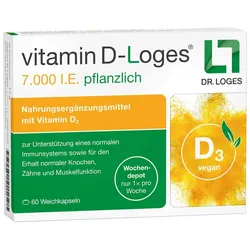 vitamin D-Loges 7.000 internationale Einheiten pflanzlich